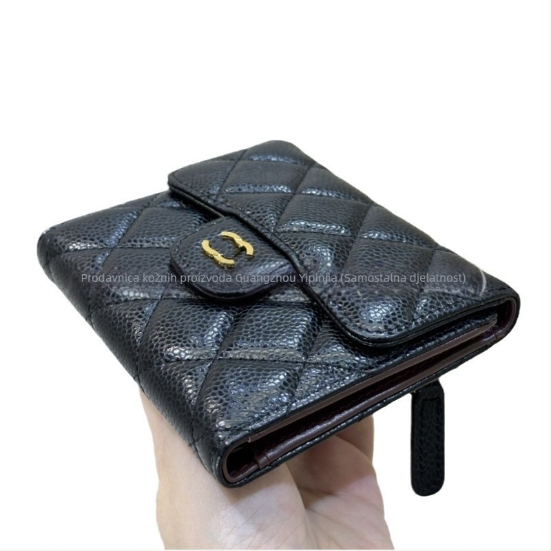 Kožni novčanik i držač kartica, karirani uzorak, podstava od prve sloje teleće kože, otporan na habanje i proširiv, za svakodnevnu upotrebu