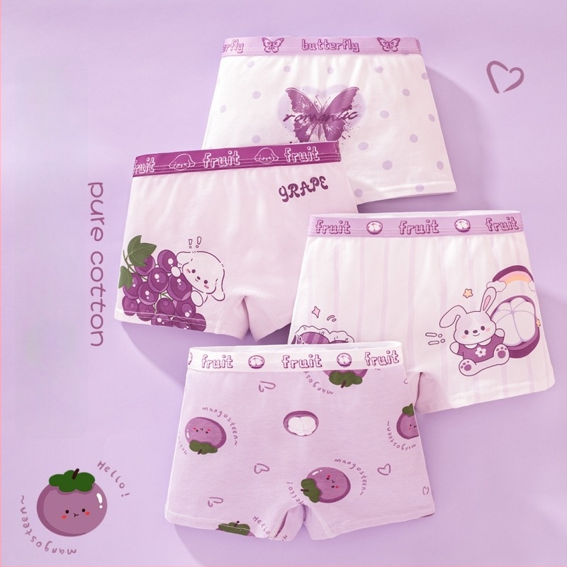 Dječje pamucne bokserice za djevojčice, 95% pamuk, sigurnosna klasa A, za djecu 3-8 godina