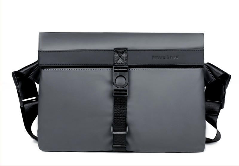 Muška PU crossbody torba, vodootporna, podstava od poliestera, gradski minimalistički stil za poslovna putovanja