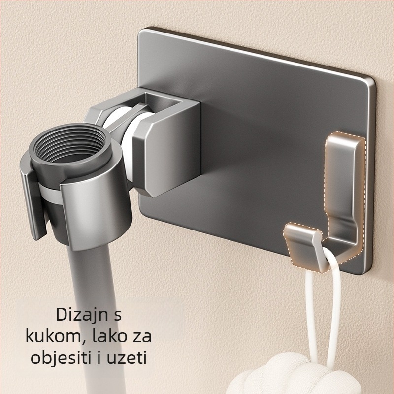 Držač za tuš Space Aluminum, moderan i jednostavan dizajn, prilagodljiv