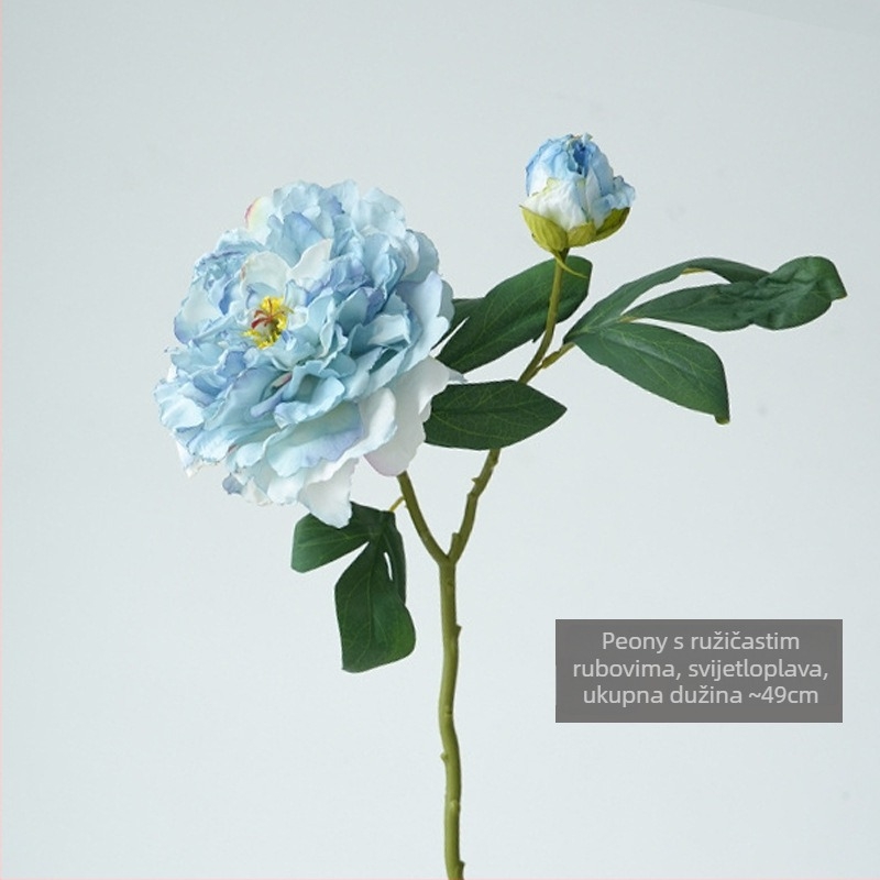 Buket božura s satenskim cvjetovima i grillanim rubovima – Artistic Shadow