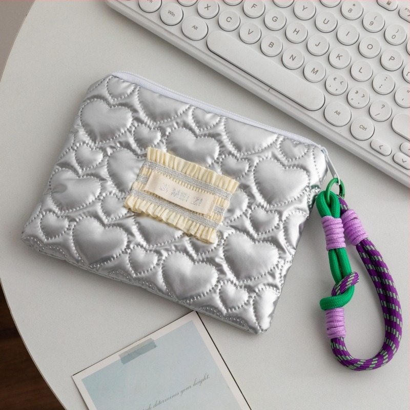 Dongjin Kozmetička torbica velikog kapaciteta, vodootporna, vanjska tkanina s prugama poliester, podstava poliester