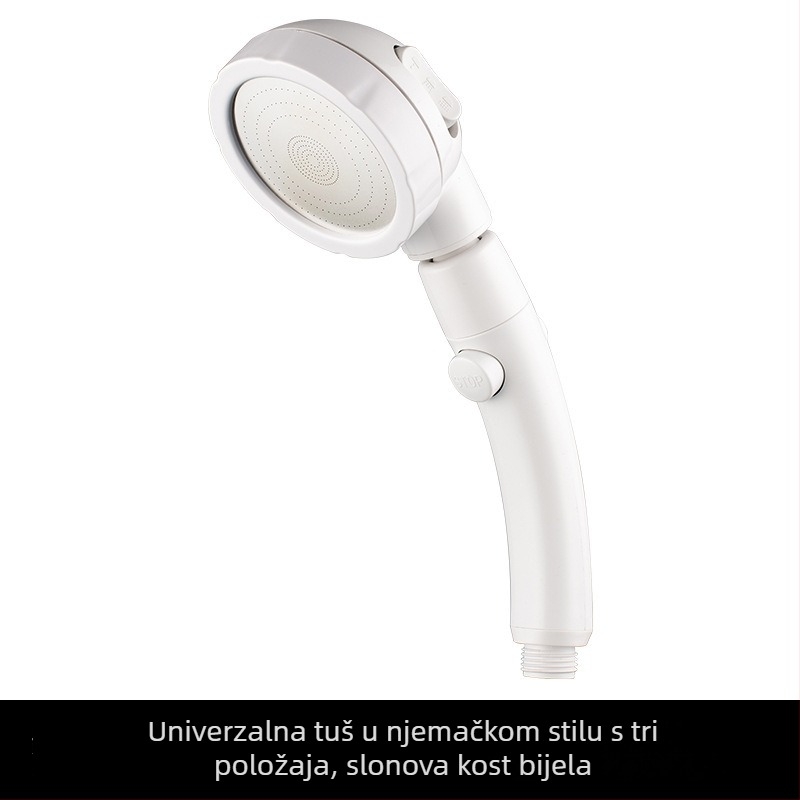 Set tuš glave s ručnim držalom, kišna funkcija, HS2018, ABS, 0–90°C, 1 MPa