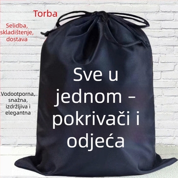Cilindrična torba za skladištenje od Oxford platna, za odjeću i pokrivače, organizacija u spavaćoj sobi