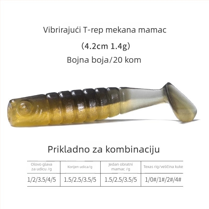 Lead Head Hook br. 3 – s bodljom, za ribolov u rezervoaru, 50 000 komada