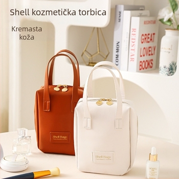 PU kozmetička torba, stil ručne torbe, višenamjenska putna kozmetička torba