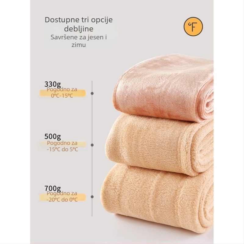 Chenille tajice 3/4 duljine, mikroelastične, zadržavaju toplinu, 50-70% Spandex