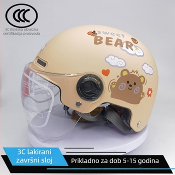 Kaciga za električni automobil, ABS materijal, polu-helma, univerzalna za četiri sezone, 3C certifikat