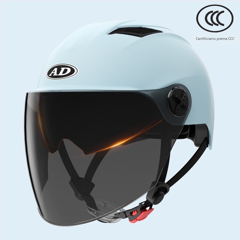 Motorska kaciga ABS (3C certifikat, polukaciga, za odrasle, sve sezone)
