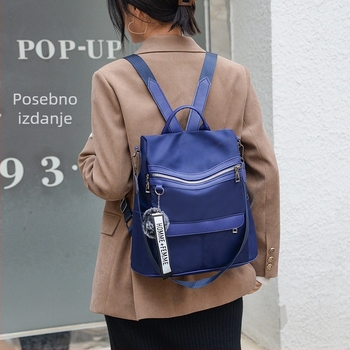Ženski ruksak - vrhunski izgled, velik kapacitet, casual modni stil, Oxford materijal, zatvarač, vodootporan, zaštita od krađe