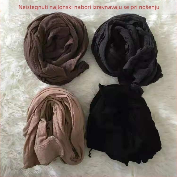 0D prozirne najlon čarape s core-spun svile, ultra tanke, bez šavova, s T-izrezom