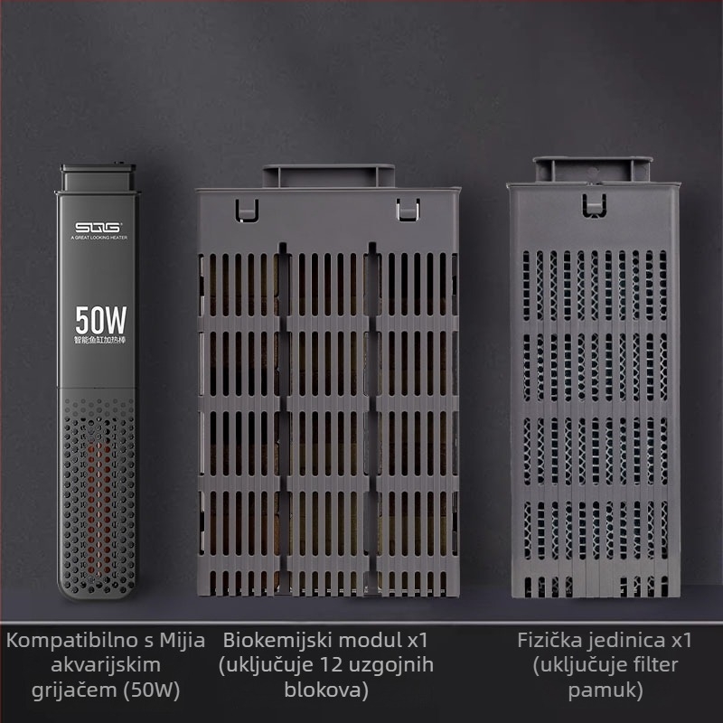 Set za modifikaciju filtracije za Xiaomi Smart Fish Tank – fizičko-biokemijska grijačka komora nadogradnja, komplet dodataka