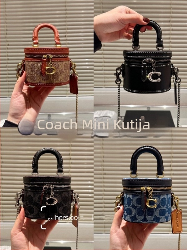 Mini PVC torba kutija s lancem za rameni, zatvarač, poliester podstava, ovalni oblik, jedna naramenica