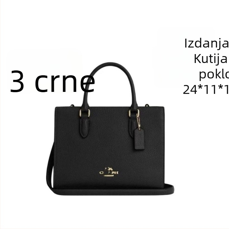 Maggie Tote torba, marka C — PVC, gradski stil, okomita kvadratna forma, otvoreni vrh, unutarnji džepovi za telefon i ID karticu