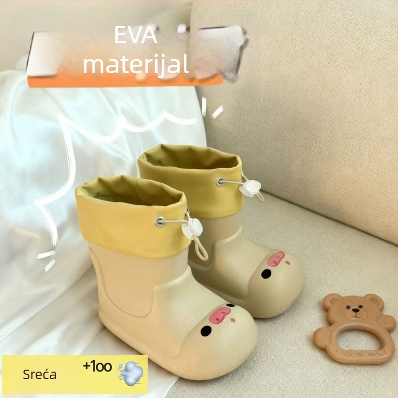 Dječje kišne čizme, lagani EVA materijal, protuklizna potplat, Toy Story dizajn, unisex, niski potplat 1–3 cm, srednja visina čizme, za četiri sezone, dob 1–12 godina