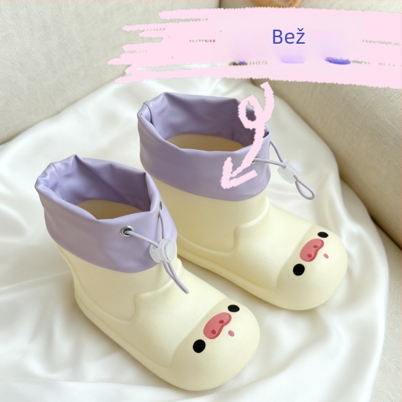 Dječje kišne čizme, lagani EVA materijal, protuklizna potplat, Toy Story dizajn, unisex, niski potplat 1–3 cm, srednja visina čizme, za četiri sezone, dob 1–12 godina