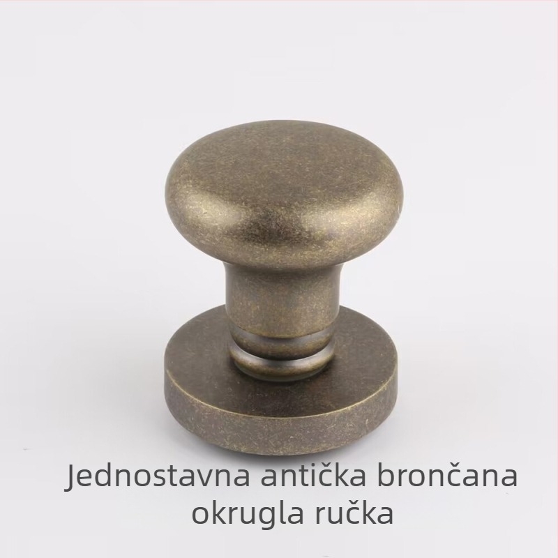 Jednostranična kuglasta ručka za skrivene vrata, kružnog oblika, lagani luksuzni stil; materijal: cinkov aluminij; površina: elektroplatiranje; uporaba: samo ručka; model: jednostrano kuglasta ručka