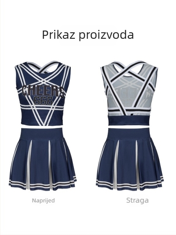 Kostim za cheerleading cosplay za scenu – za žene, materijal spandex/poliester, ljeto 2023, dobna skupina 18–24