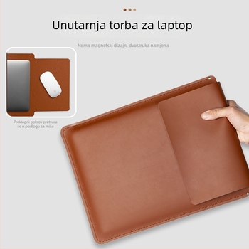 Torba za laptop od PU-a, vodootporna, bez unutarnje obloge, 697 g