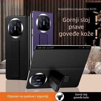 Kućište Huawei Mate X5 – zaštitno kućište, poslovni stil; materijal: šperploča; kompatibilno s Huawei Mate X5