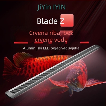 Jiyin LED podvodno svjetlo za akvarij, kućište od aluminijske legure, vodootporno