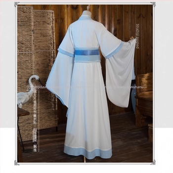 Cosplay kostim Wei Wuxiana iz The Grandmaster of Demonic Cultivation – tradicionalna kineska hanfu haljina, poliester 70-80%, unisex, proljeće 2023, za igranje u igrama