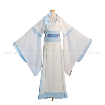 Cosplay kostim Wei Wuxiana iz The Grandmaster of Demonic Cultivation – tradicionalna kineska hanfu haljina, poliester 70-80%, unisex, proljeće 2023, za igranje u igrama