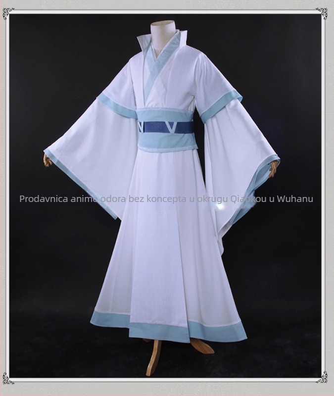 Cosplay kostim Wei Wuxiana iz The Grandmaster of Demonic Cultivation – tradicionalna kineska hanfu haljina, poliester 70-80%, unisex, proljeće 2023, za igranje u igrama