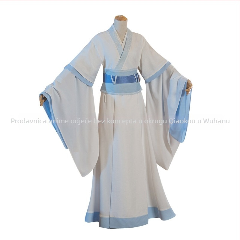 Cosplay kostim Wei Wuxiana iz The Grandmaster of Demonic Cultivation – tradicionalna kineska hanfu haljina, poliester 70-80%, unisex, proljeće 2023, za igranje u igrama