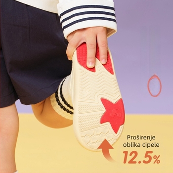 Dječje cipele za unutarnju upotrebu s mrežastim gornjim dijelom – prozračne, s Velcro kopčanjem, TPR potplatom, uložak od umjetne kože (BZ-2068)