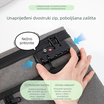 Sikadi Držač putovnice i dokumenata — Oxford Tkanina, Protiv Krađe, Vodootporan, Prozračan, Poliester Podstava