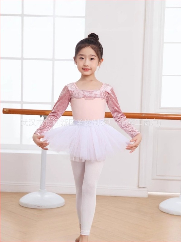 Dječji scenski plesni kostim, dugi rukavi, najlon materijal, korejski etnički stil, pogodan za djecu iznad 8 godina