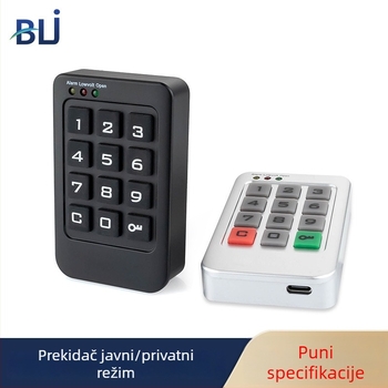 Ormarić za zaključavanje s elektroničkim tipkovničkim zaključavanjem — Baoleji model 61982, plastika, za ormariće, moderni minimalistički stil