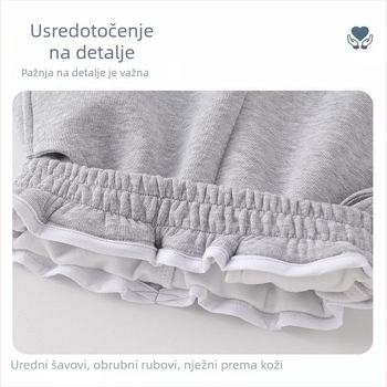 Dječje hlače od korduroja s krznom zeca, tema My Melody i Kuromi, korejski stil, proljeće 2025, uzrast 3–8 godina.