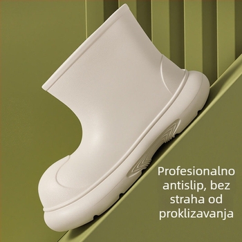 Unisex EVA vodootporne čizme do sredine potkoljenice, protuklizna potplata, ravna peta, svakodnevne.