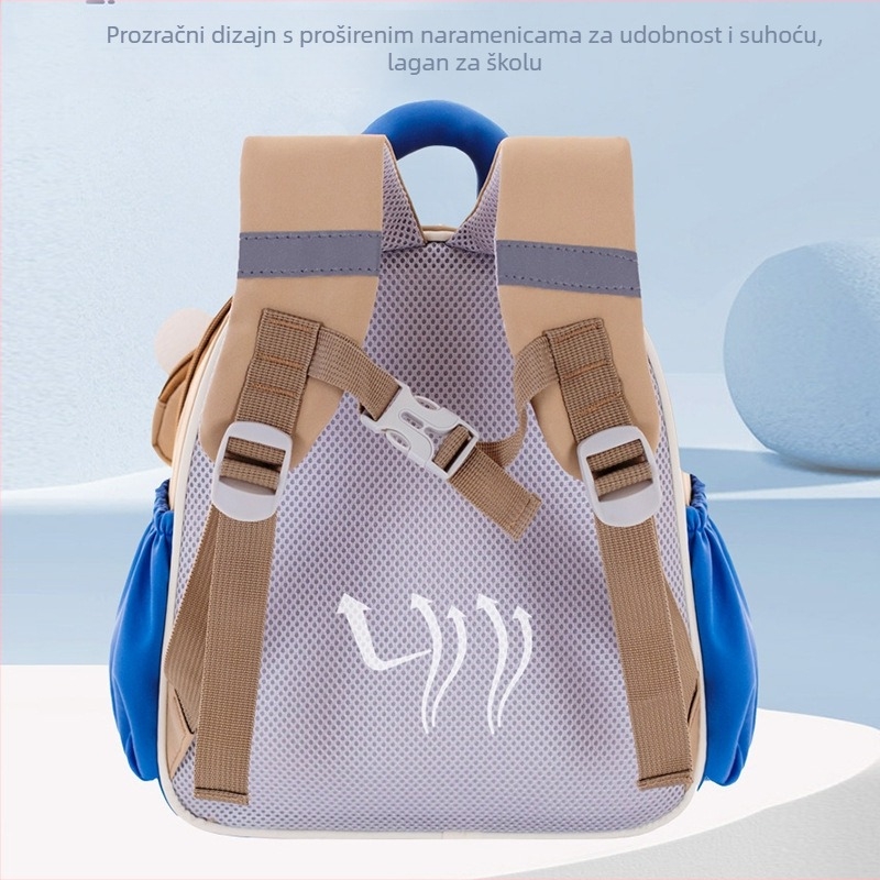 Ruksak za vrtić, motiv crtanog svijeta, najlon, prozračan, vodootporan, ultra lagan, zakrivljene naramenice