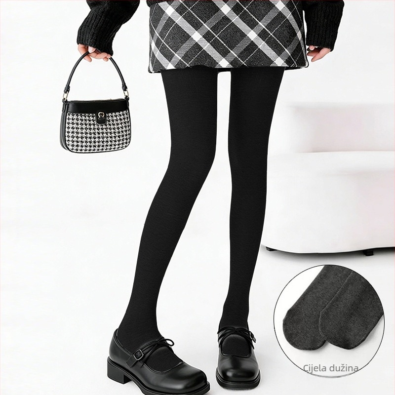 Jednodelne tajice od viskoznog vlakna, debele, oblikovanje, visoka elastičnost