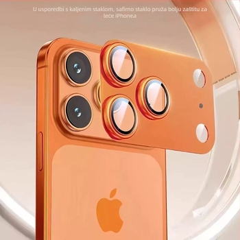 AR lećni film s potpuno metalnom integracijom za Apple uređaje (univerzalno) — lećni film, HD, otporan na ogrebotine, otporan na eksploziju, prašinu