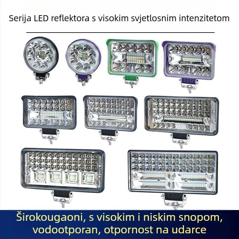 LED svjetlo za povratno kretanje s velikim vidnim poljem – 12–24V, Cree LED, IP67, 50 440 lm