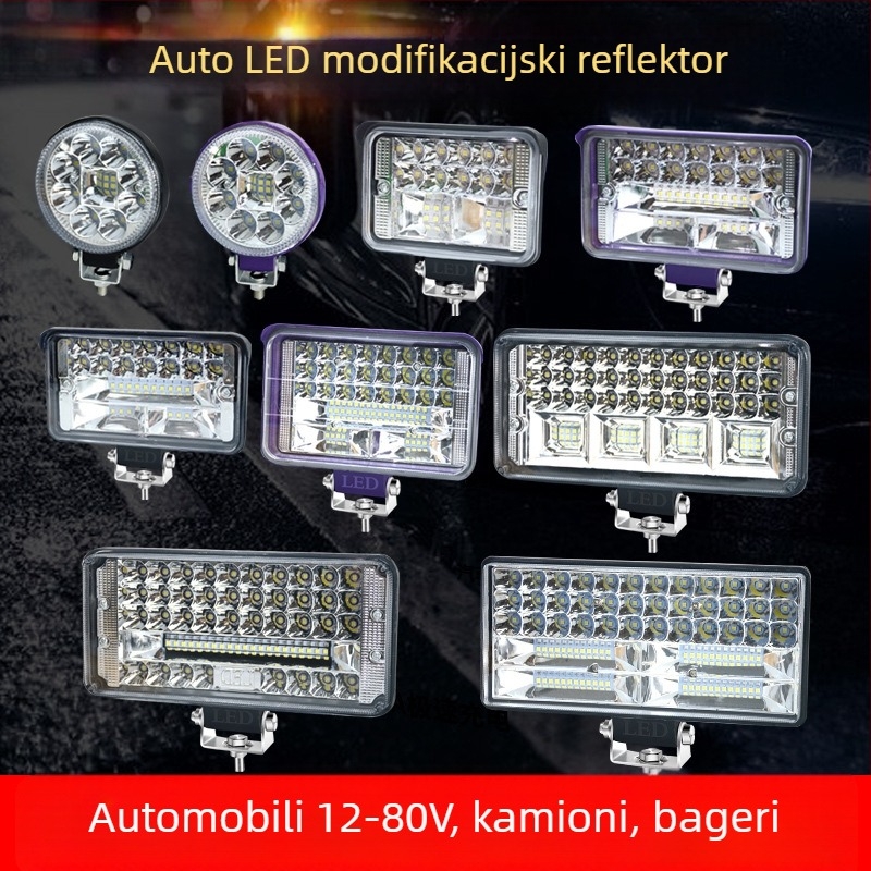 LED svjetlo za povratno kretanje s velikim vidnim poljem – 12–24V, Cree LED, IP67, 50 440 lm