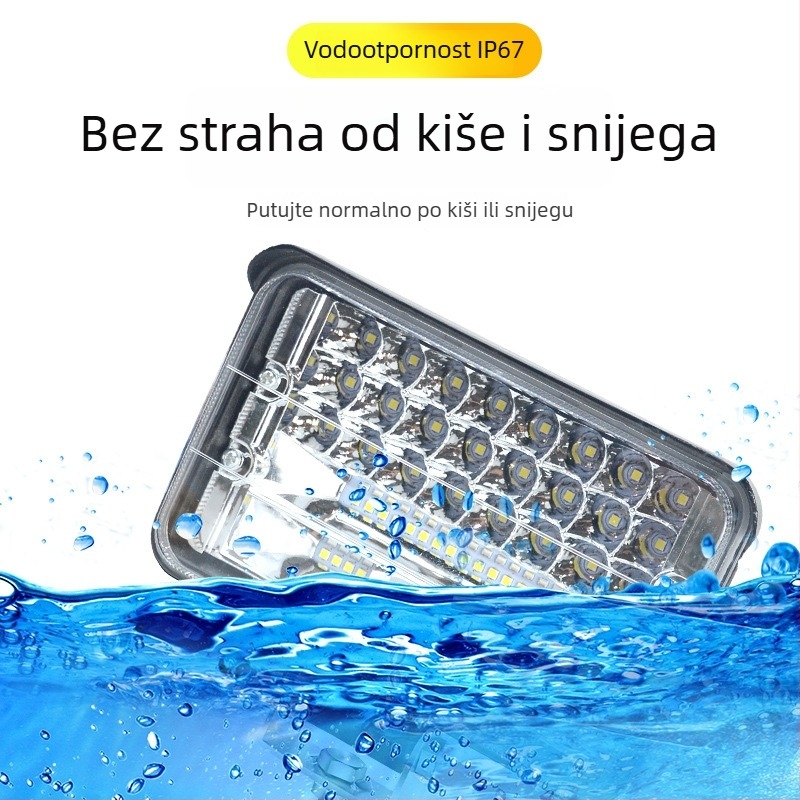 LED svjetlo za povratno kretanje s velikim vidnim poljem – 12–24V, Cree LED, IP67, 50 440 lm