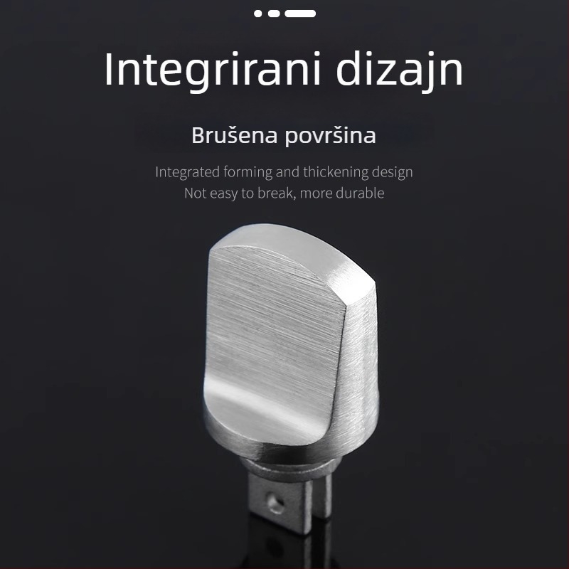 Zamka protiv provale s unutarnjim okretljivim gumbom, ručica od nehrđajućeg čelika za ulazna vrata, konvencionalni model, za vrata, moderni minimalistički stil