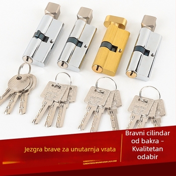 Lock Core Xiao70 za unutarnja drvena vrata – bakar, model Xiao70, marka Chaoyang