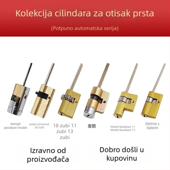 Cilindar brave s otiskom prsta za vrata, bakar, moderan minimalistički stil, mogućnost prilagodbe obrade, opća primjena, Core Crown