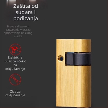 Cilindar brave s otiskom prsta za vrata, bakar, moderan minimalistički stil, mogućnost prilagodbe obrade, opća primjena, Core Crown