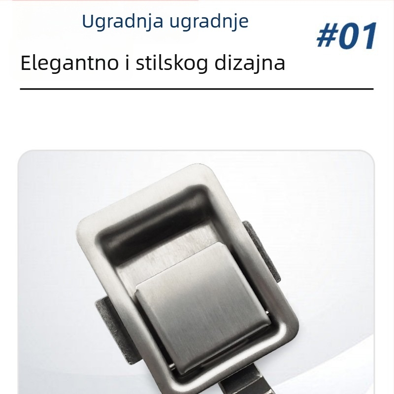 Nocaine DK101 Mortise brava – nehrđajući čelik, za drvena vrata, branda Nocaine