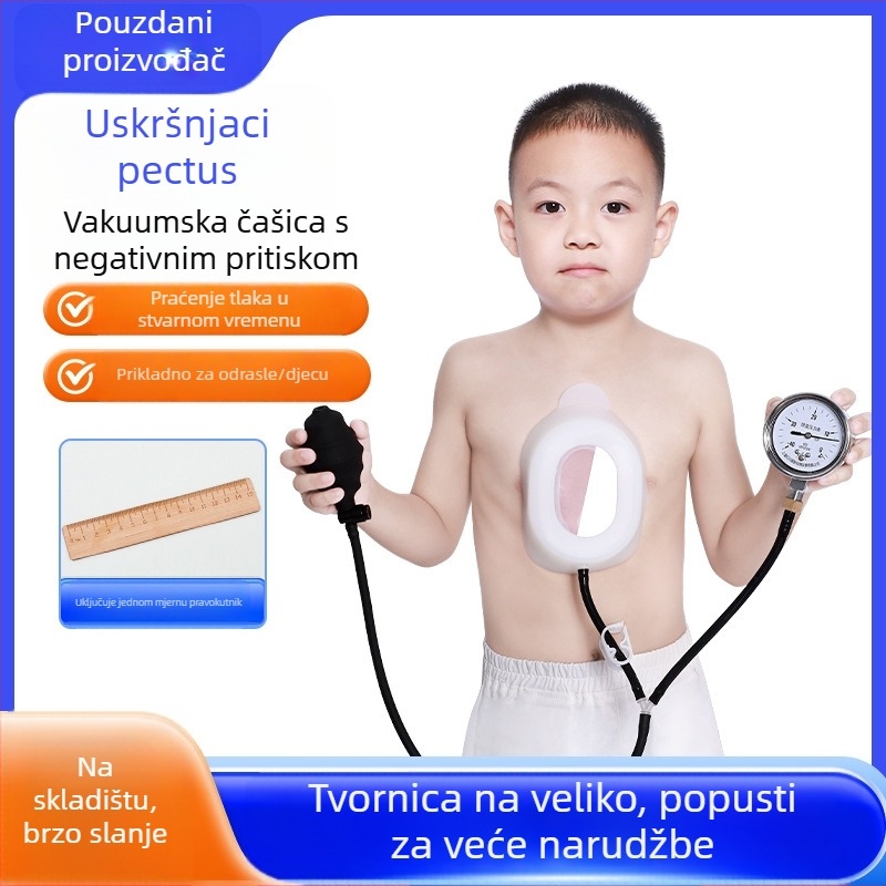 Korektor kifastog prsnog koša s podtlusnom usisnom čašom — silikonsko tijelo, model YKS-4031, marka Medium