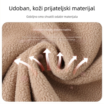 Ženske zimske hlače s visokim strukom, ravne i široke nogavice, 2025