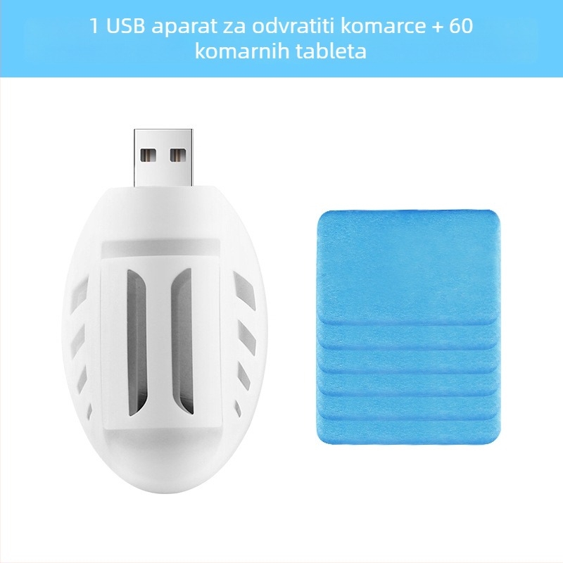 Automobilski USB repelent za komarce (ABS materijal, USB napajanje, model qt-23014-01, snaga 1W, marka Che Zhiqian)