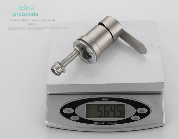 Kran za šampon stol – 304 nehrđajući čelik, model 10578811, električni topli/hladni vodovod, jednostruki dizajn, CE potvrda